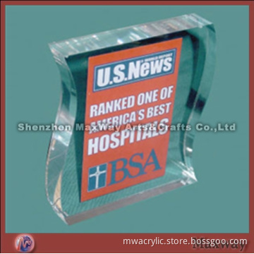 Clear 20mm Thickness High-quality Acrylic Picture Frame Sign Holder